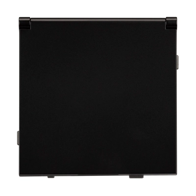 Механизм розетки влагозащищённый SCT-TENDO-MCP-PL-BK (230V, 16A) (Arlight, -)