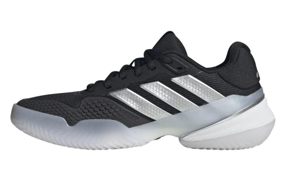 Женские теннисные кроссовки Adidas Barricade 14 W - core black/silver metallic/cloud white
