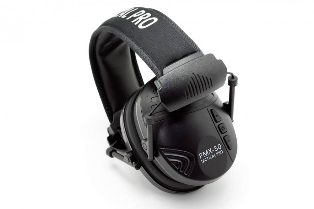 Наушники активные PMX-50 Tactical PRO (black), Pyramex