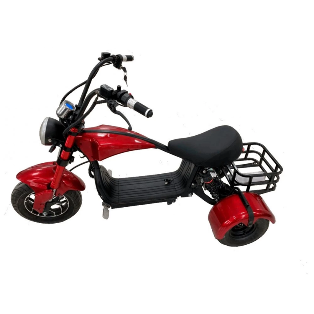 Электроскутер CityCoCo TRIKE GT X6 CHOPPER красный