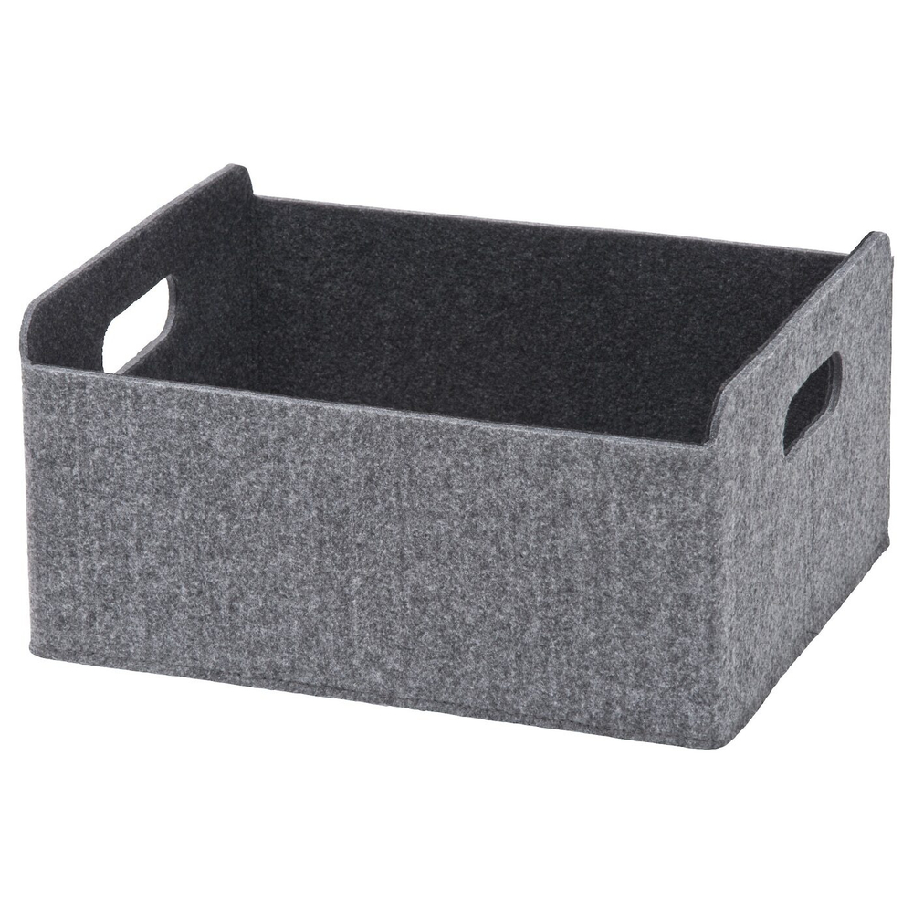 Коробка для хранения IKEA BESTA (БЕСТО), Серый, 25x31x15 см