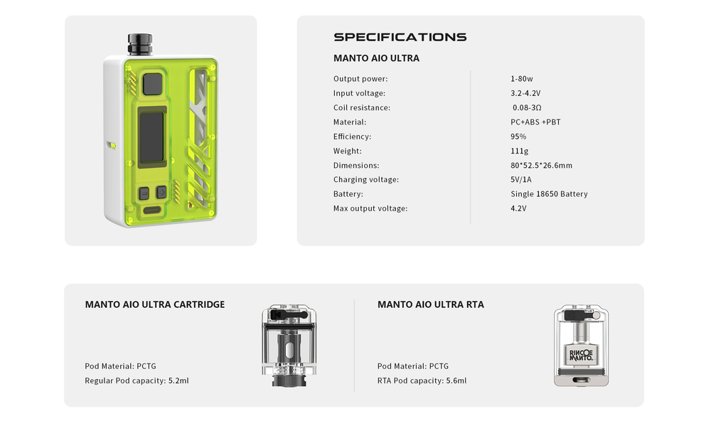Rincoe Manto AiO ULTRA Kit
