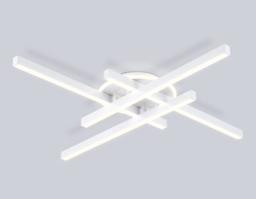 Потолочный светодиодный светильник с пультом 58W 3000K-6400K FL6281 WH белый COMFORT LineTech Ambrella
