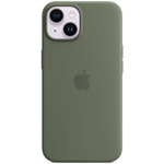 Силиконовый чехол с поддержкой MagSafe Apple Silicone Case для iPhone 14, Olive (Оливковый)