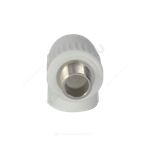 Угольник PP-R комбинированный белый Дн 25х1/2"х90гр НР ZFPCL