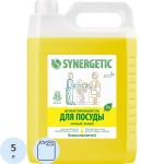 Средство для мытья посуды Synergetic Сочный лимон гель 5 л