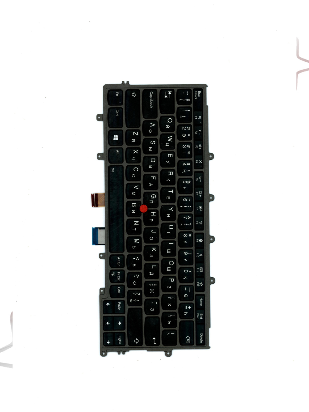 Клавиатура для Ноутбука Lenovo ThinkPad X240/X250/X260/X270/A275 казахская, черная (01EP080)