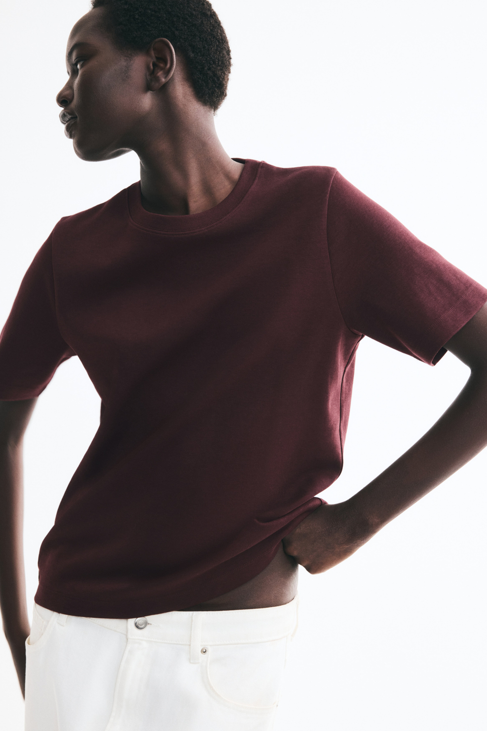 Футболка из интерлока — прямой крой - H&M