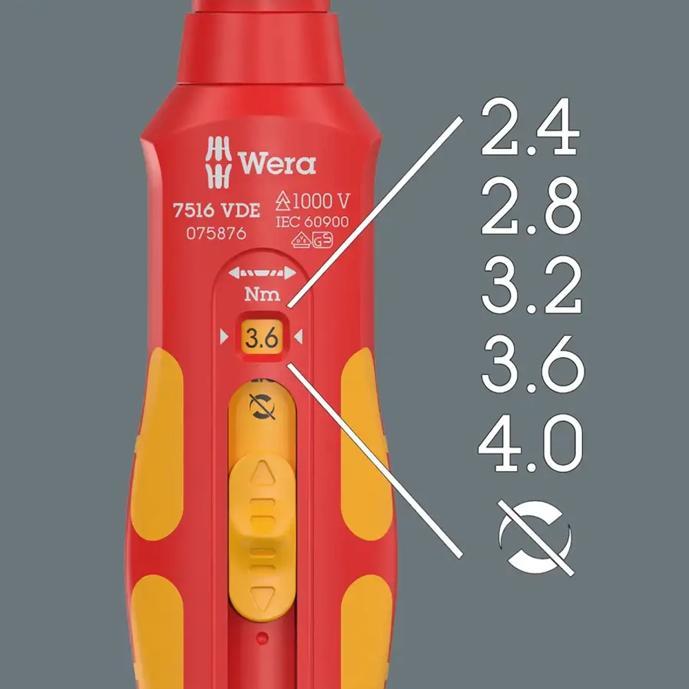 Динамометрическая отвёртка Kraftform 7516 VDE WERA 05075876001