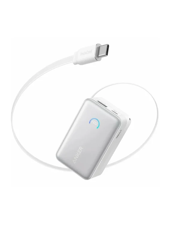 Внешний аккумулятор Anker Nano Power Bank 10000 mAh 45W (A1638) белый