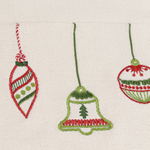 Дорожка с вышивкой Christmas decorations из коллекции New Year Essential, 45х150 см