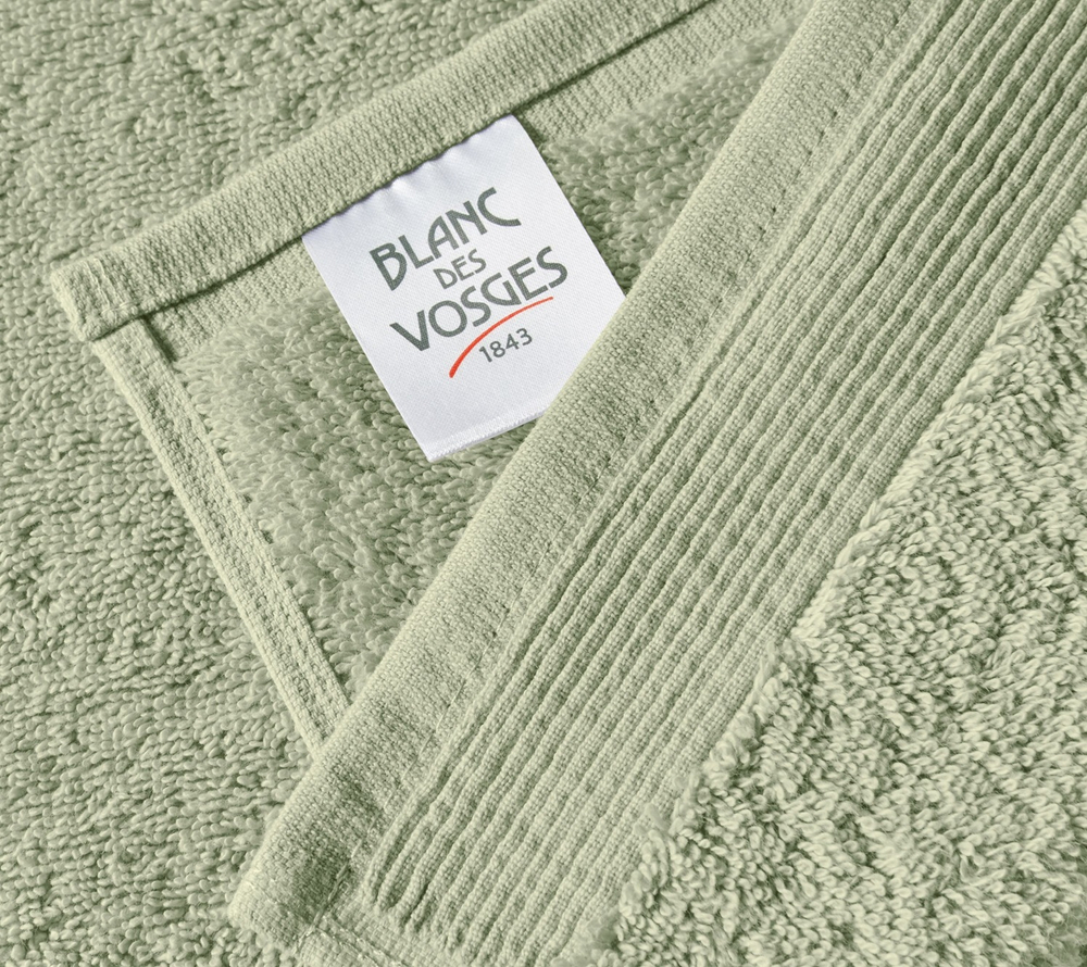 Полотенце Uni Kaki Blanc des Vosges 55x110 Зеленый