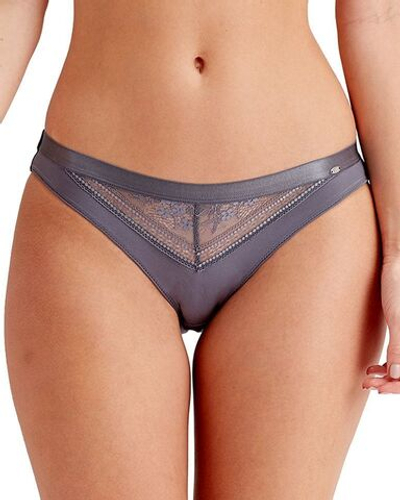 Трусики-слипы Botanical Lace (Размер: M) (Цвет: серый)