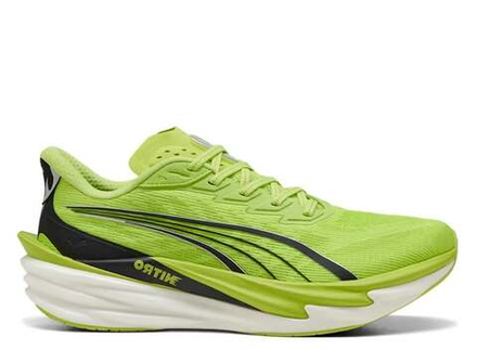 Мужские беговые кроссовки Puma Deviate Nitro 4 Sunny LimePUMA Black M Лимонно-чёрные