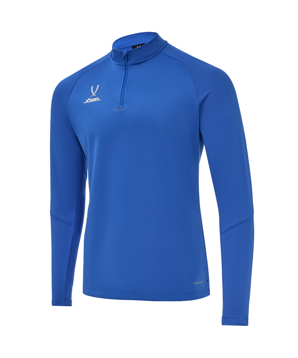 Джемпер тренировочный JÖGEL PREMIER PerFormDRY Training 1/4 Zip Fleece Top, синий