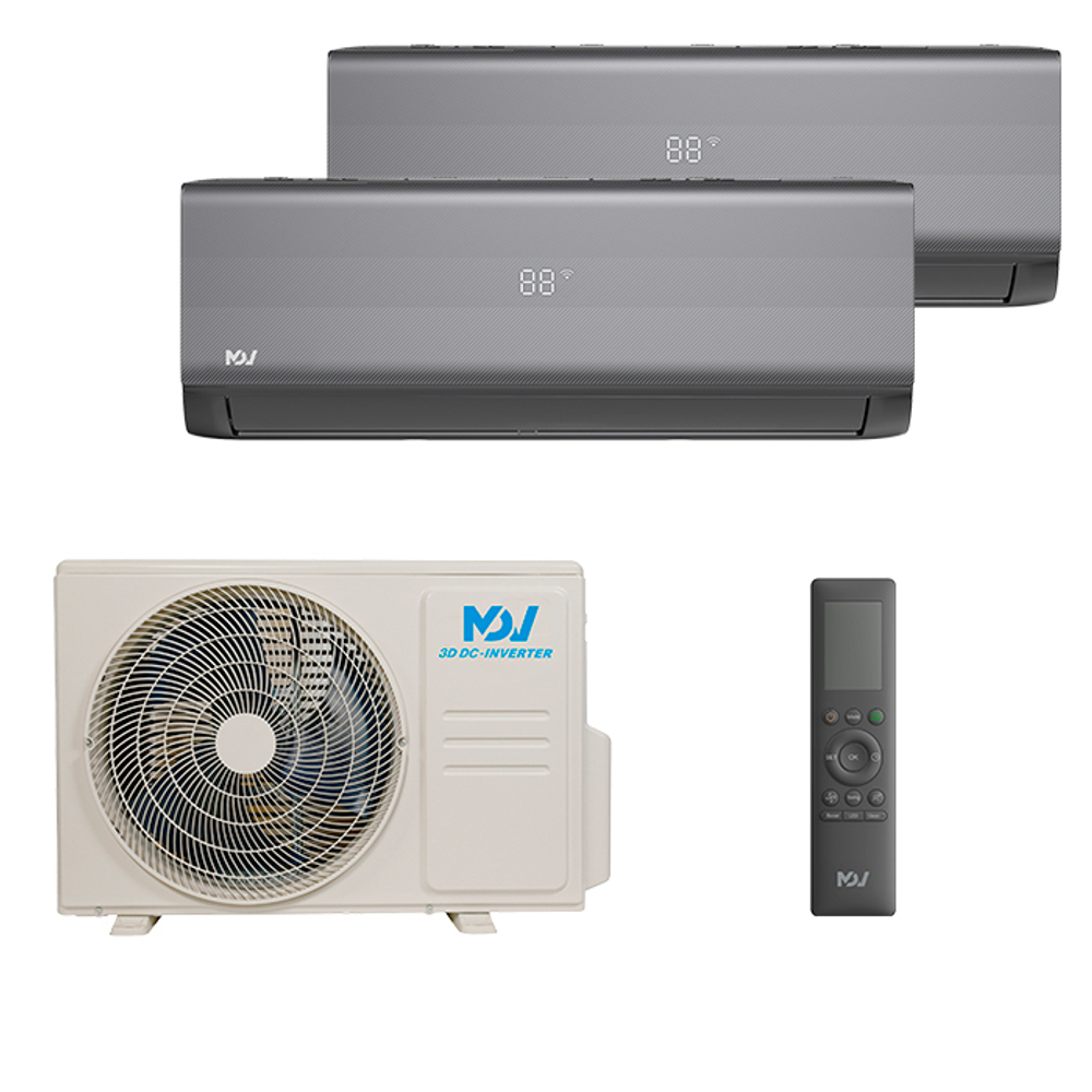 Мультисплит система на 2 комнаты MDV MDSALF-09HRFN8 x 2 / MD2O-14HFN8