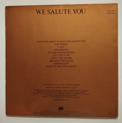 Винтажная виниловая пластинка LP AC/DC For Those About To Rock We Salute You (Germany 1981)