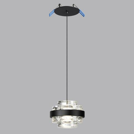 5031/6L L-VISION ODL24 513 чёрный/металл/акрил Подвес LED 6W 4000K 432лм KLOT