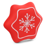 Игрушка для собак "Снежинка", 85мм, серия NEW YEAR, Triol