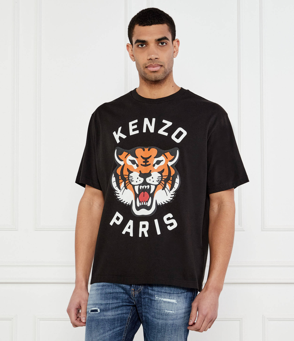 Футболка LUCKY TIGER Kenzo - черный(FE68TS0094SG_1)