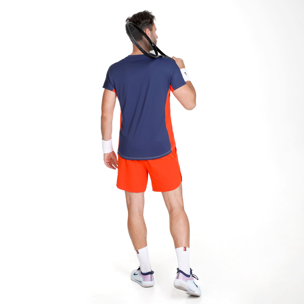 Мужские теннисные шорты Nike Dri-Fit Slam Shorts Men - Orange
