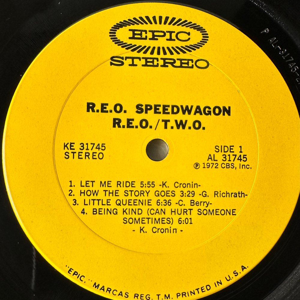 REO Speedwagon ‎– R.E.O./T.W.O. (США 1972г.)