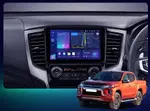 Магнитола для Mitsubishi L200 2019-2024 (правый руль, климат) - Kuberg DUDU7 SF-9308 QLed+2K, Android 13, Быстрейшая, UIS7870 (DUDU7), CarPlay, SIM-слот