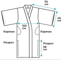 Кафтан -пальто с поясом без подкладки /шалфей