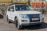 Багажник экспедиционный (платформа) алюминиевый 1150x2080 мм для Mitsubishi Pajero IV (с крепежом) РИФ