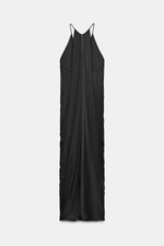 АТЛАСНОЕ ПЛАТЬЕ СО СБОРКАМИ — ZW COLLECTION — ZARA