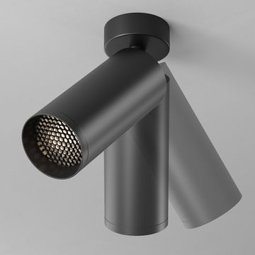 Накладной точечный светильник 1*GU10 C017CW-01B-N черный Focus Maytoni