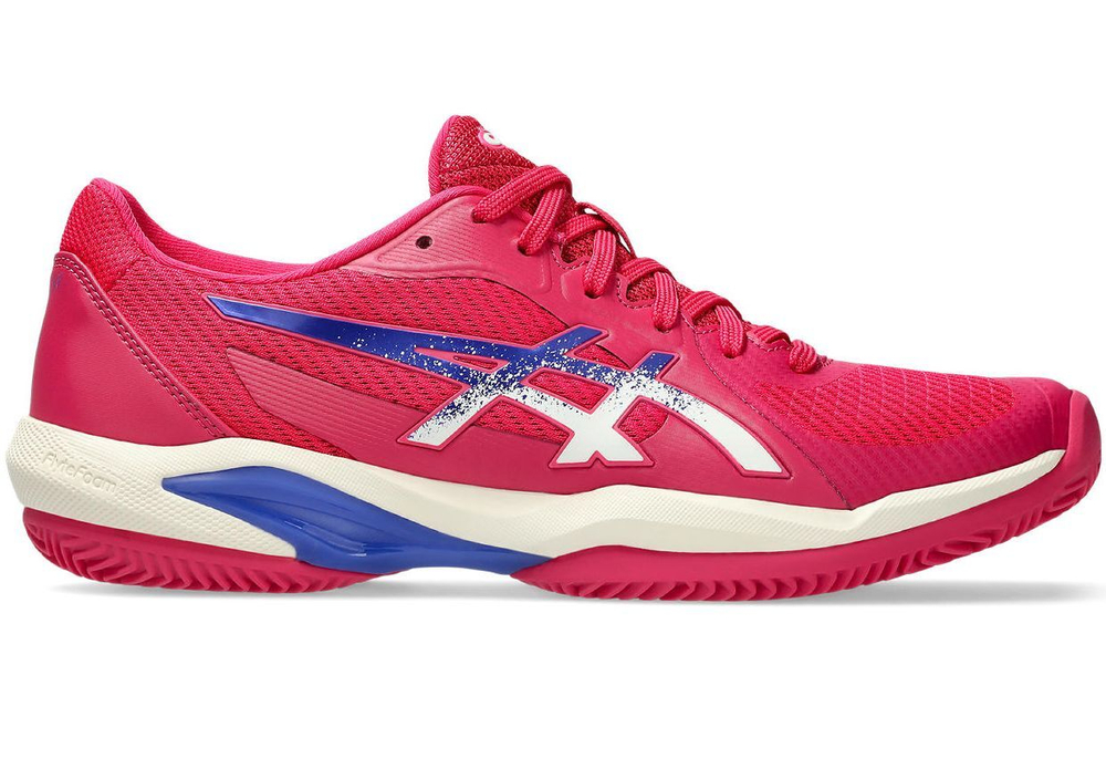 Женские Кроссовки теннисные Asics Solution Swift FF 2 Clay - bright rose/dark cobalt