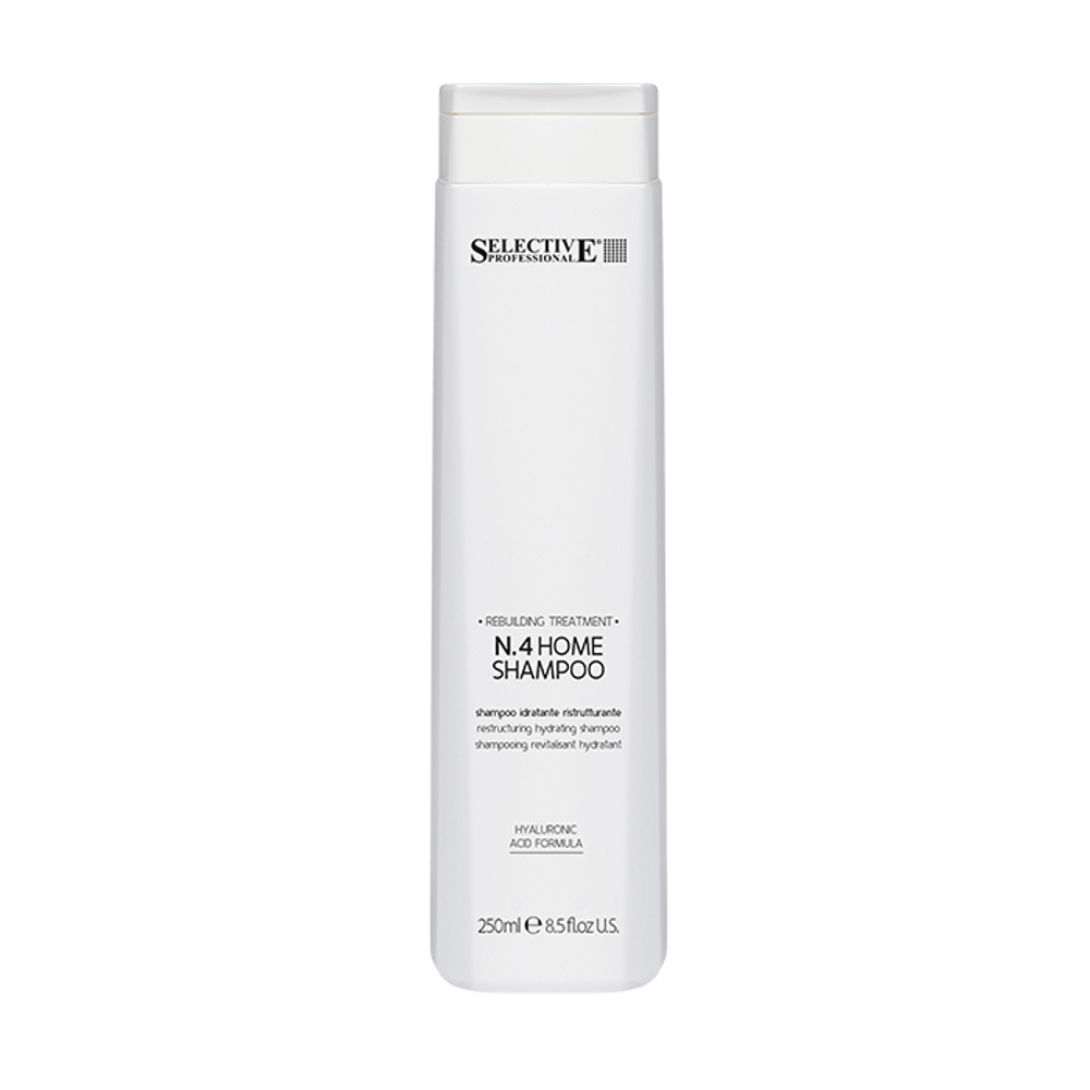 RBT Шампунь Увлажняющий и восстанавливающий для домашнего ухода N.4 HOME SHAMPOO" 250 мл.