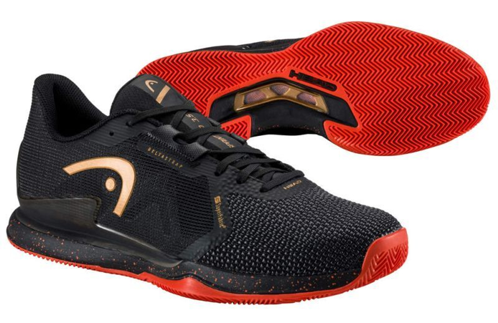 Женские Кроссовки теннисные Head Sprint Pro 3.5 SF Clay - черный