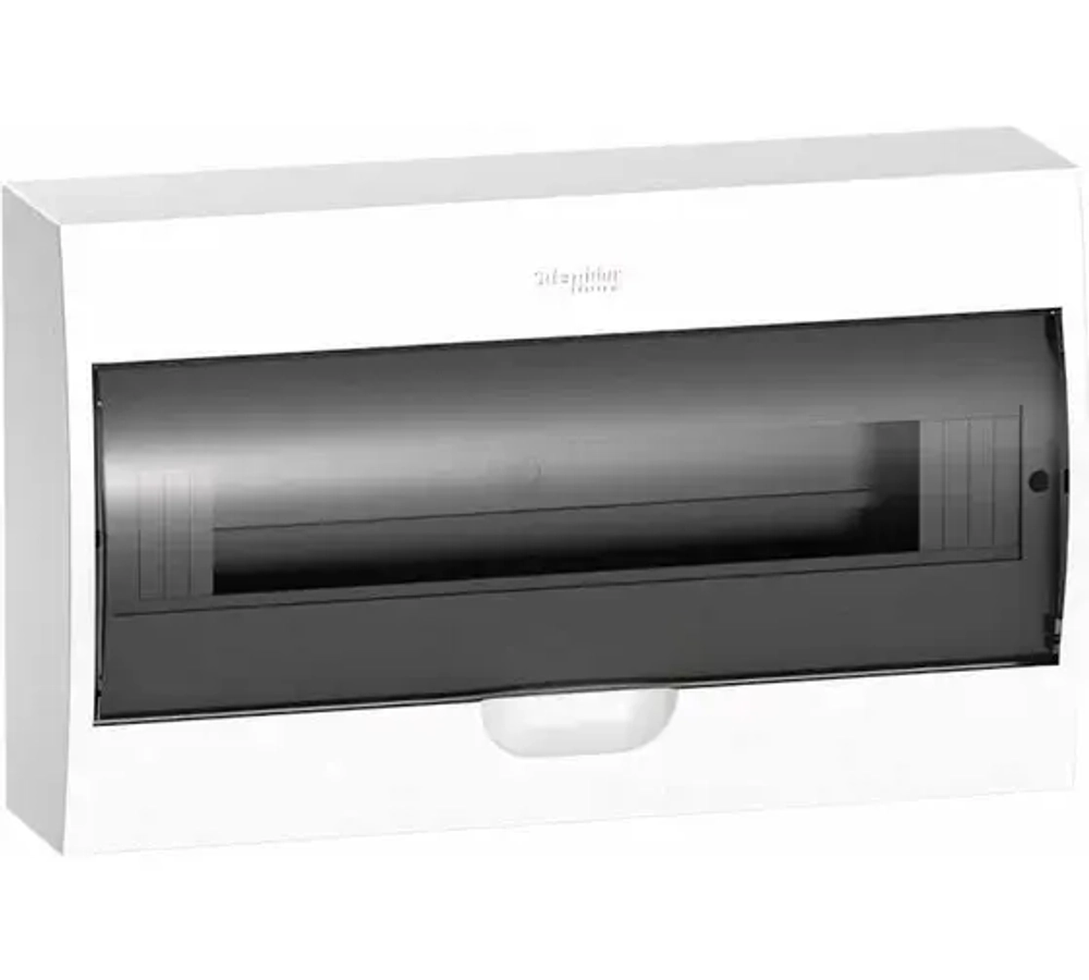 Бокс Schneider Electric Easy9 Box навес. с прозрач. дв. 1ряд/18мод,IP40,IK07,63А,2 клеммы