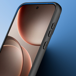 Прозрачный чехол с черными мягкими рамками для OPPO Find X9, X9s и X10 E, серия Aimo Series от Dux Ducis
