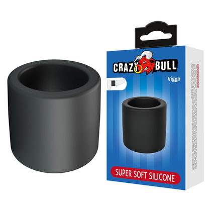 CRAZY BULL - Эрекционное кольцо из силикона растягивающееся черное