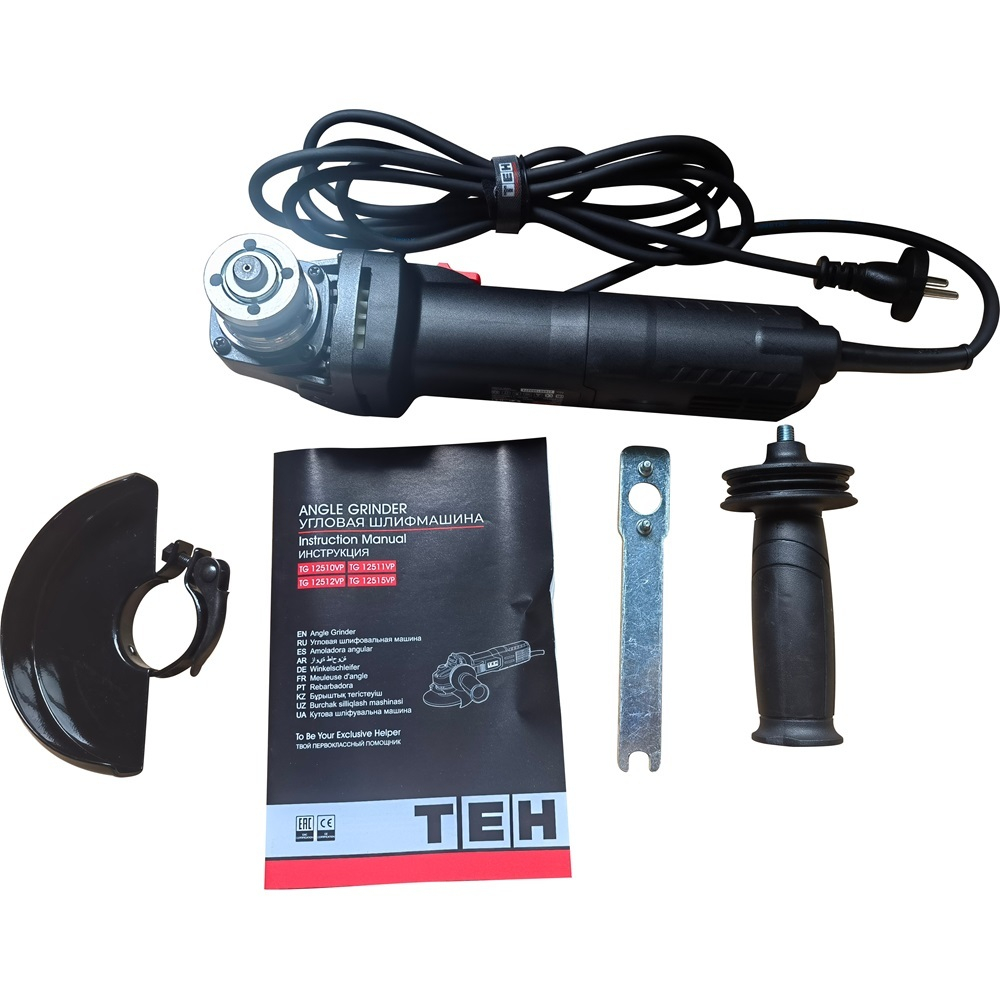УШМ TEH TG12515VP 125 мм с регулировкой оборотов (константная электроника)