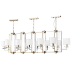 Подвесная люстра Crystal Lux NICOLAS SP12 L1600 GOLD/WHITE