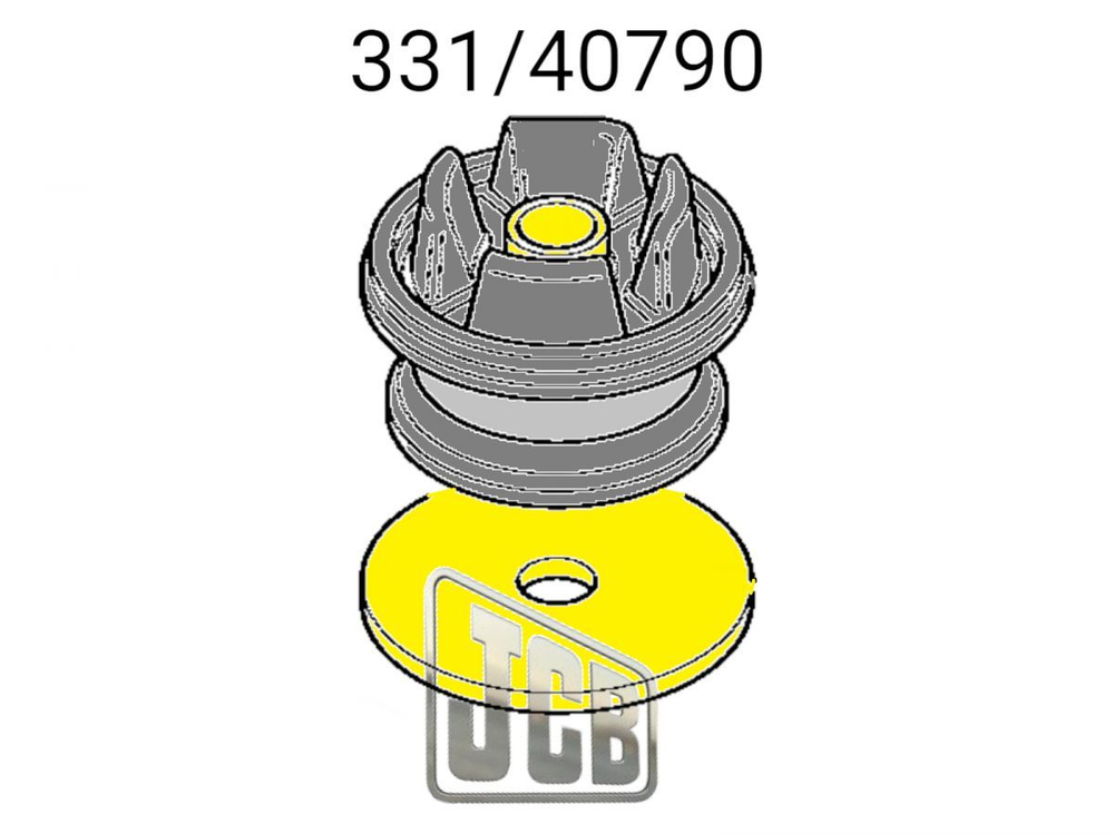 Подушка кабины JCB 331/40790, 331-40790, 33140790