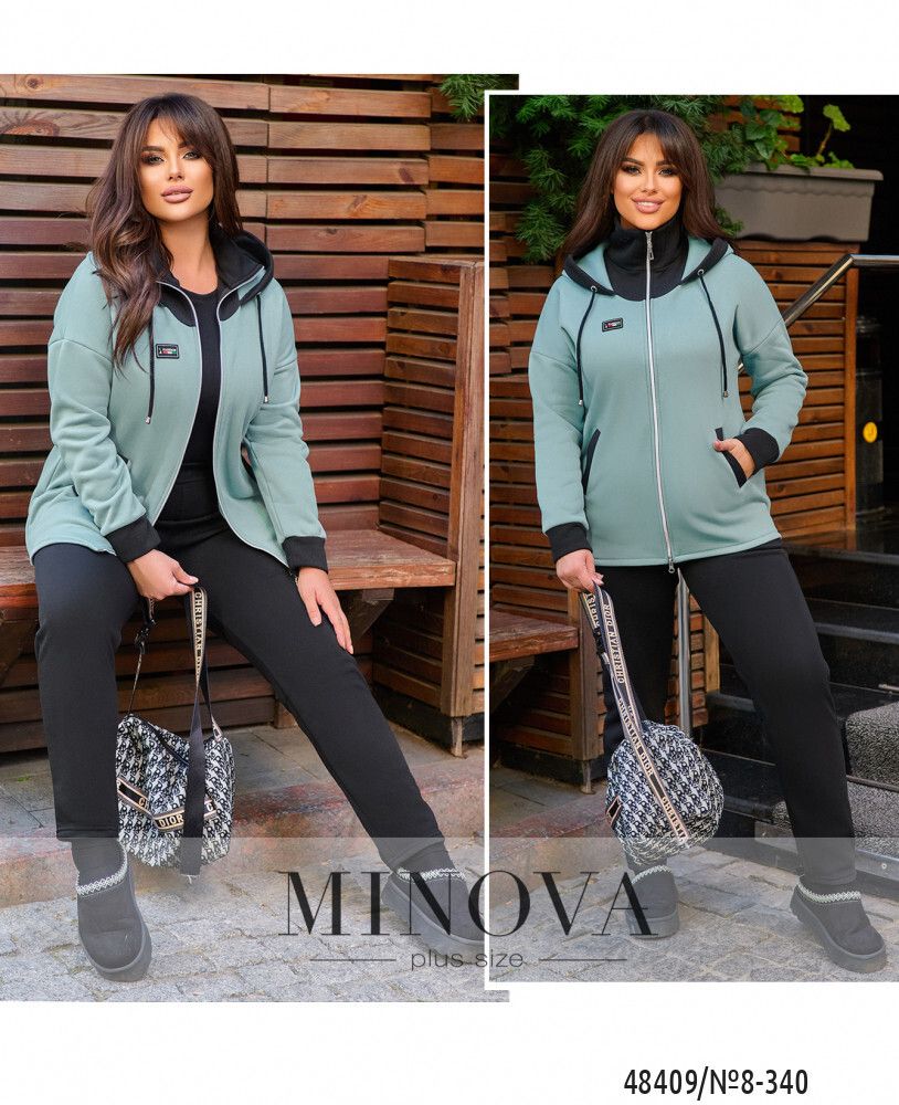 Костюм 8-340-оливка Minova
