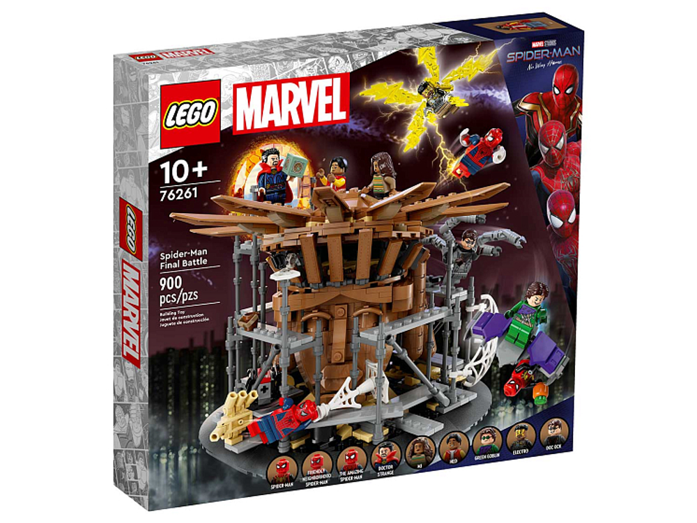 Конструктор Лего Марвел Финальная битва Человека-паука | LEGO Marvel Spider-Man Final Battle 76261 - 900 деталей (10+)