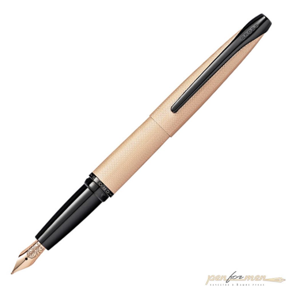 Перьевая ручка Cross ATX Brushed Rose Gold PVD перо F (886-42FF)