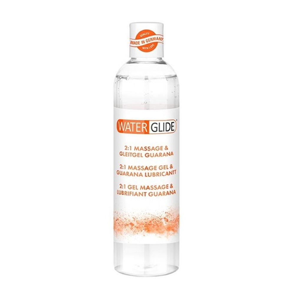 Гель-смазка 2-в-1 Waterglide Massage&Lubricant Guarana 300мл