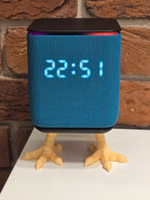 Шуточная подставка для Яндекс станции миди (Яндекс-Алиса) 3D печать, черная