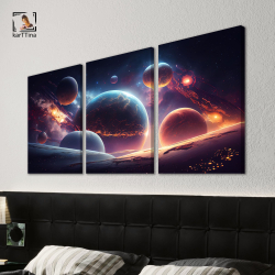 Картина karTTina "Матушка земля", 150 см х 70 см