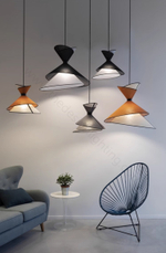 Pendant design lamp Kimono by Designheure
