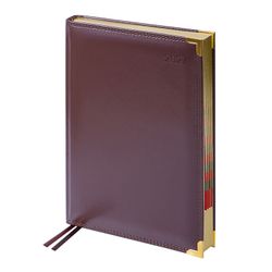 Ежедневник датированный Delucci B5 на 2027 год с гладкой обложкой (DD7_89402)