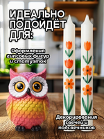 Комбо красок для свечей и гипса (синяя+перламутр) 2х18мл