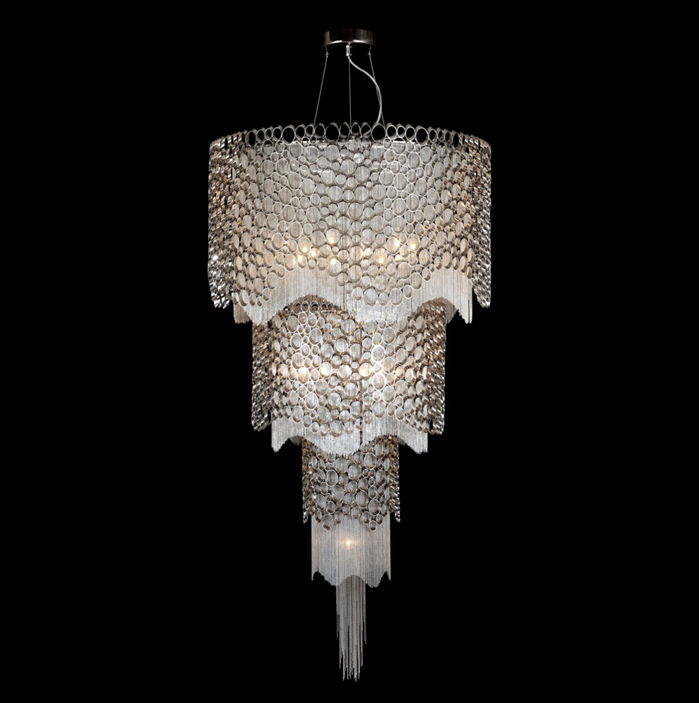 Подвесная люстра Crystal Lux HAUBERK SP-PL12+8+4